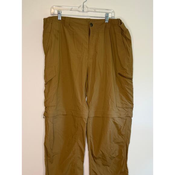 Men's Columbia Omni-Shade Sun Protection Zip-Off Cargo Pants 40x30 - Picture 1 of 4